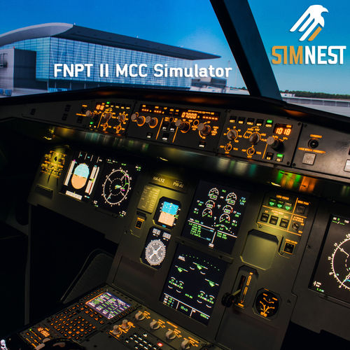 Simulateur de vol - A32 FNPT II MCC Simulator  - Simnest - d'avion / d'entraînement / en cockpit