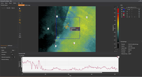 Logiciel de reporting - CorePlayer - Workswell s.r.o. - d'analyse d'image / pour l'aéronautique / 3D