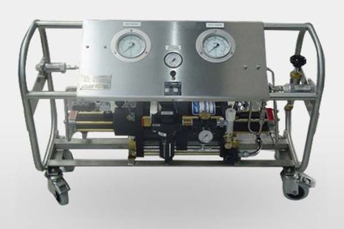 Unité de surpression d'air - Haskel - de gaz / pour l’aéronautique / pour remplissage