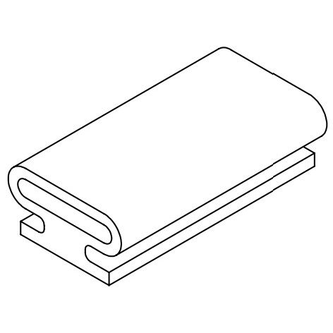 Joint profilé - DR62 - Dynamic Rubber, Inc. - en EPDM / pour aéronef / gonflable