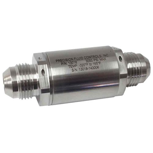 Clapet anti-retour mâle-mâle - 13018  - Precision Fluid Controls - cryogénique