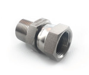 Raccord rapide - 1404 series  - Aerocom Specialty Fittings, Inc. - à bague / droit / hydraulique