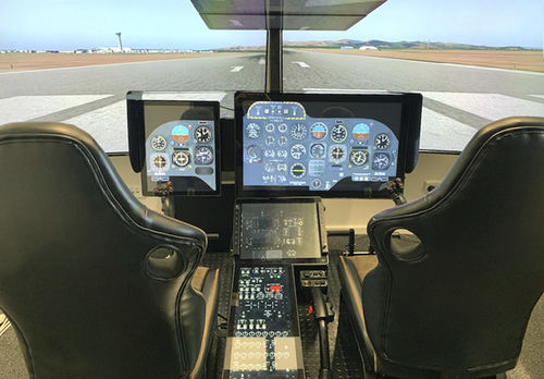 Simulateur de vol - BK117 B2-D2 - iSim Ltd - d'entraînement / en cockpit