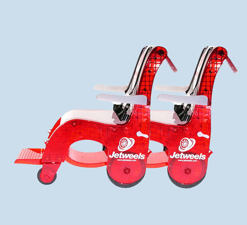 Fauteuil roulant pour aéroport - Jetweels® - Jetweels - manuel / empilable / sans métal