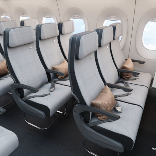 Siège pour cabine d'avion - Z400 - Safran Seats - pour classe économique / avec accoudoirs / avec table