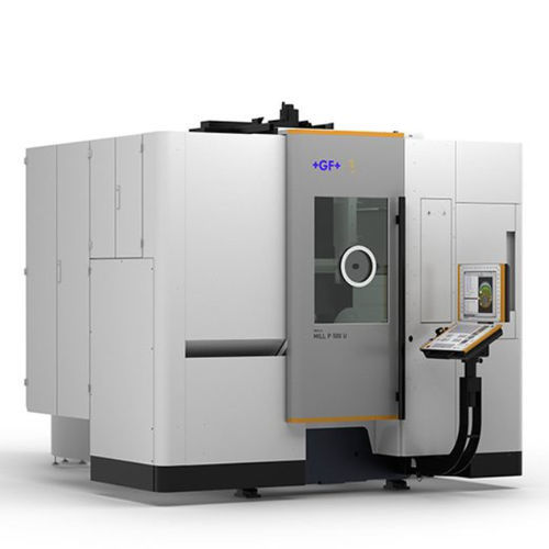 Fraiseuse CNC - MILL P series - GF Machining Solutions - Step Tec - verticale / pour l'aéronautique / 5 axes ou plus