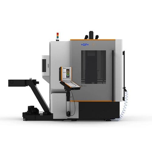 Fraiseuse CNC - MILL E series - GF Machining Solutions - Step Tec - verticale / pour l'aéronautique / 5 axes ou plus