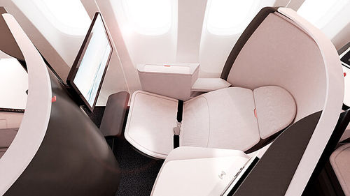 Siège pour cabine d'avion - Unum Two - Unum Aircraft Seating - pour classe affaires / avec accoudoirs / avec table