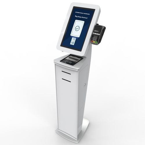 Borne d'enregistrement écran unique - K - imageHOLDERS - avec imprimante / avec système de paiement par carte / avec lecteur RFID