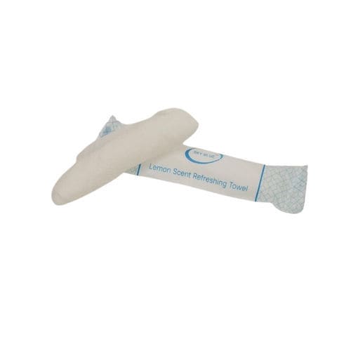 Serviette rafraichissante pour avion de ligne - OSHIBORI - Sky Blue - pour cabine d'avion