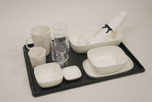 Plateau pour cabine d'avion - Sky Blue - pour avion de ligne / en plastique