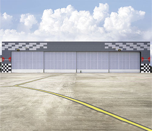 porte de hangar coulissante - Gandhi Automations – Hangar Doors