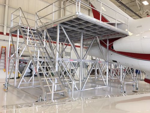 Plateforme d'accés pour avion - Nandan GSE Pvt ltd - pour les moteurs / mobile