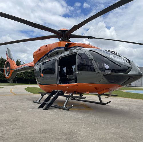 Escabeau d'accès - Aeroladder H145 - AEROMOB - pour hélicoptère