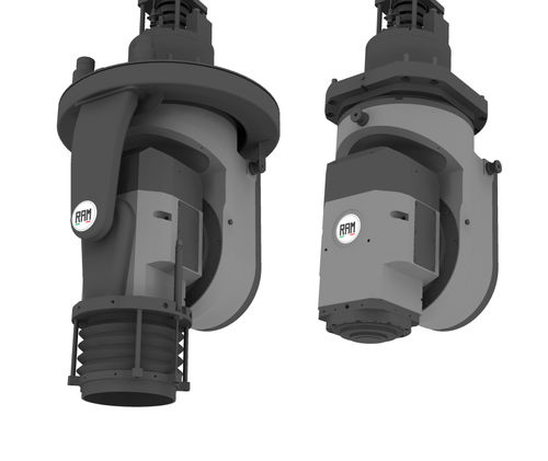 Tête d'usinage 2 axes - L15 - Ram - pour fraisage lourd / CNC / continue