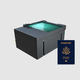lecteur de documents pour passeport / pour carte d'identité / pour aéroport / pour kiosque