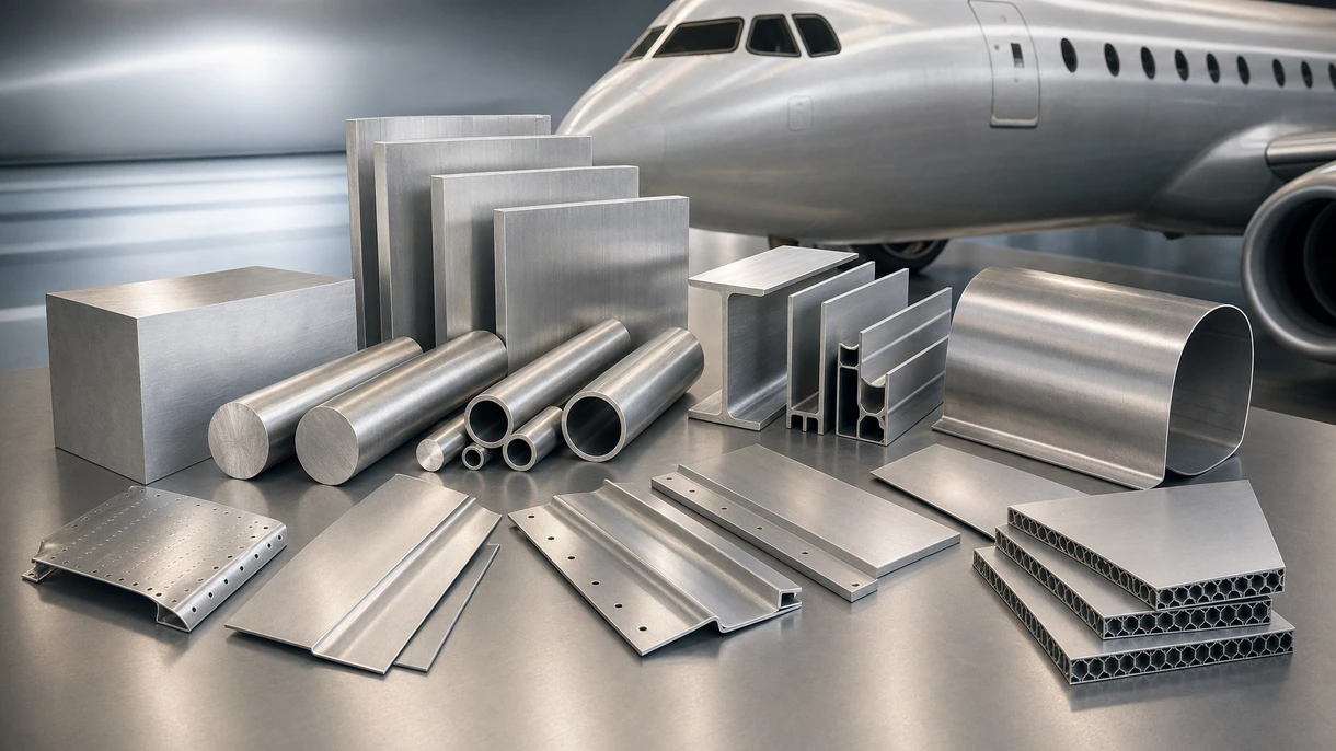 High grade aeronautical aluminum fuselage sections undergoing structural assembly in a commercial aircraft production facility.