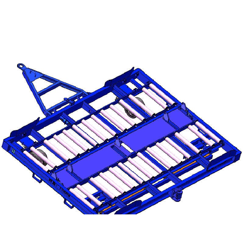 Pallet dolly AERO7 AEROMOBILES PTE LTD 2axle / for airport