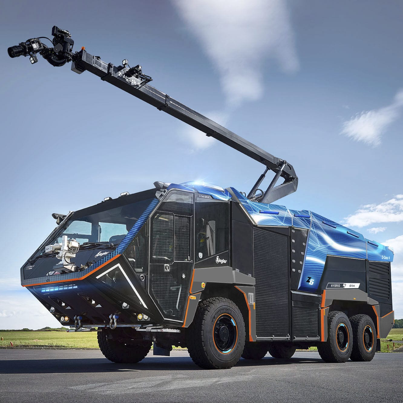 パトラ Airport fire truck - Z6 HYBRIDdrive - ALBERT ZIEGLER GMBH - 8x8