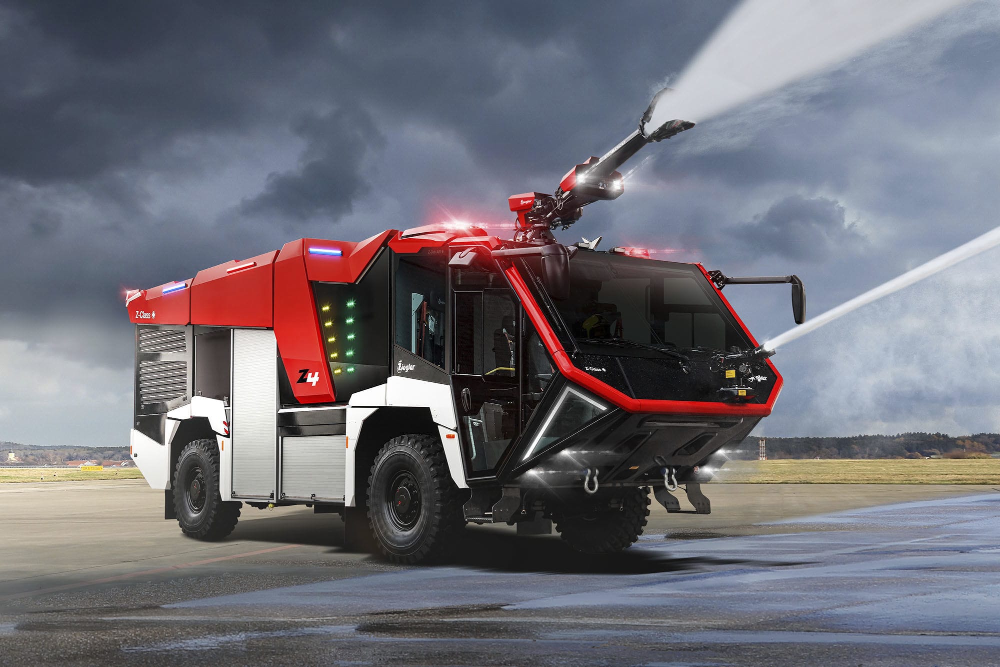 Airport fire truck - Z4 - ALBERT ZIEGLER GMBH - 4x4