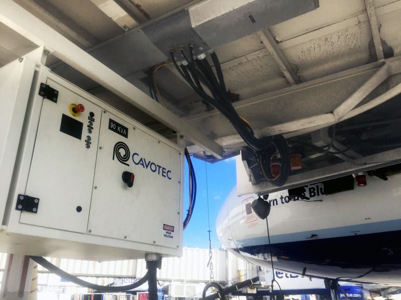 Fixed ground power unit series 2500+ CAVOTEC AIRPORT DIVISION for