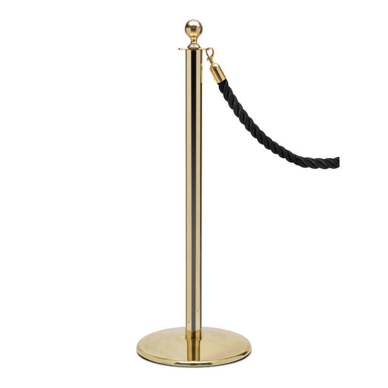 Rope guidance barrier - POLIBAR - flat-head / round head / mobile