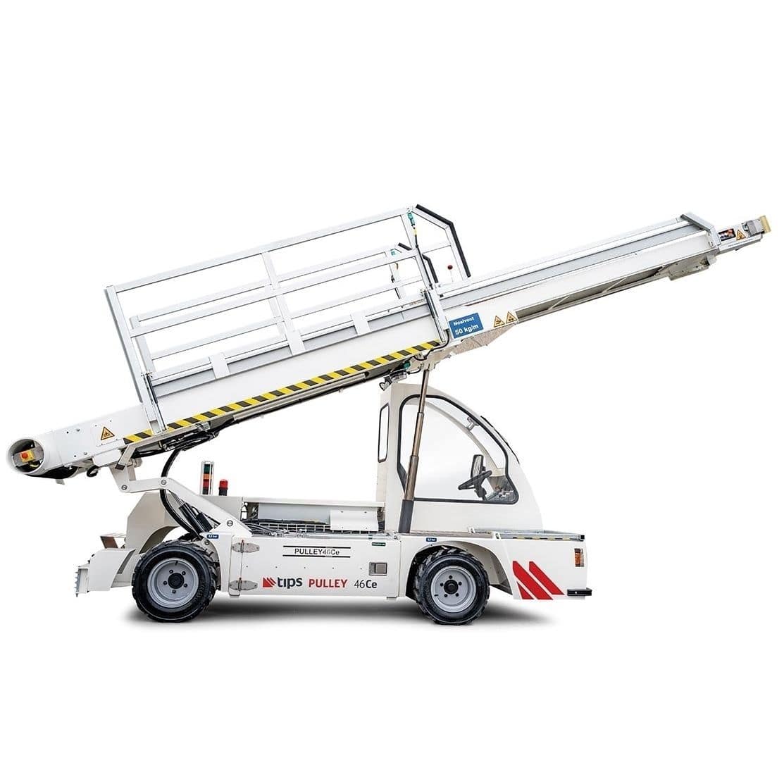 Selfpropelled baggage belt loader PULLEY46Ce TIPS D.O.O. for airport