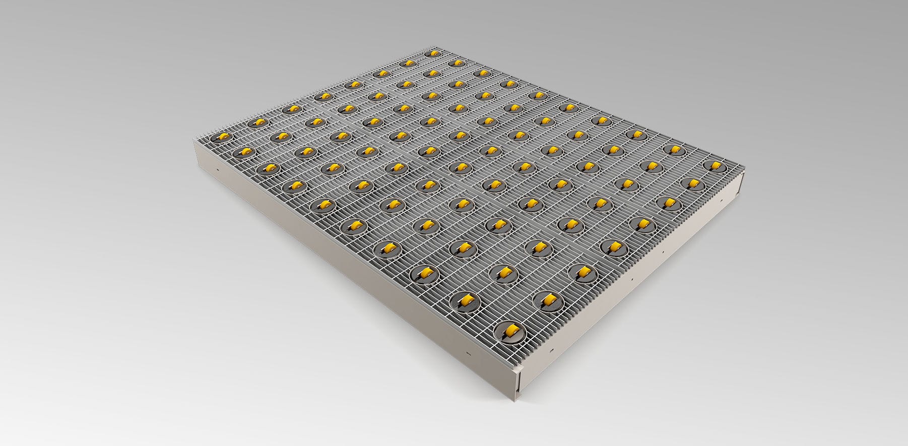 Airport caster deck WASP, INC. for cargo / manual