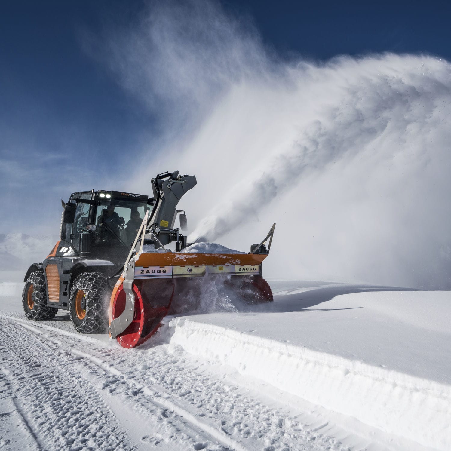 Removable snow blower SF 110125 ZAUGG AG EGGIWIL for airport