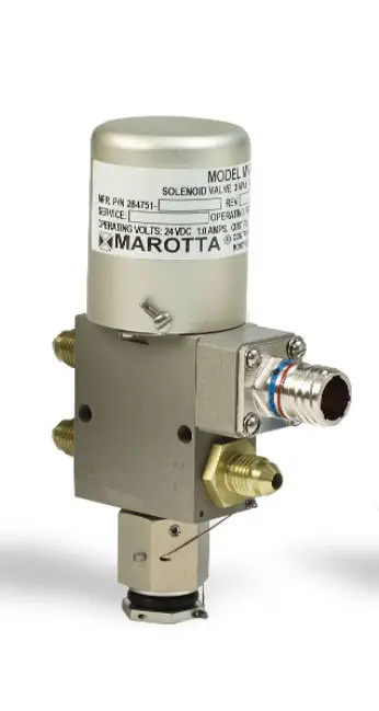 Aircraft solenoid valve - MV series - MAROTTA CONTROLS, INC. - for