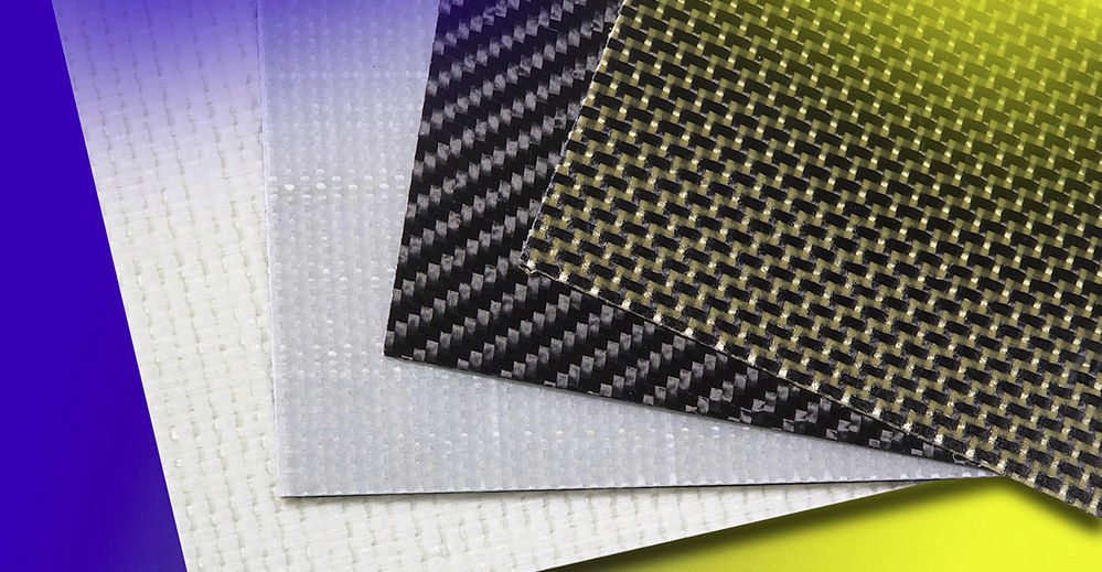 Carbon fiber Polyspeed® Laminates HEXCEL glass / aramid / fabric