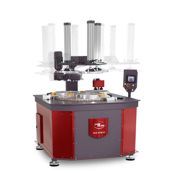 Polishing lapping machine M.M.9100 series LAM PLAN SA benchtop / pneumatic / for aeronautics