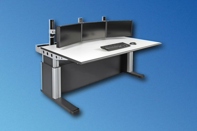 Air traffic control console Synergy® KNURR TECHNICAL FURNITURE GMBH