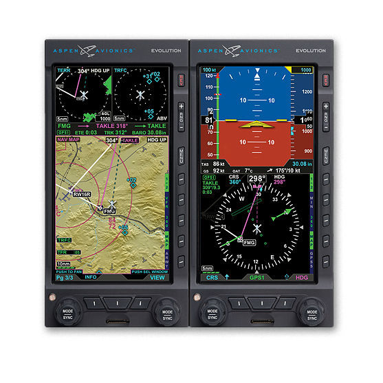 Pfd Instrument Helicopter Helicopter PFD - EVOLUTION 2000H - Aspen Avionics, Inc. - LCD / LED / 28V