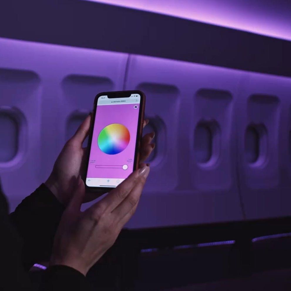 Aircraft cabin lighting - CLEMATIS® - SELA - LED / mood