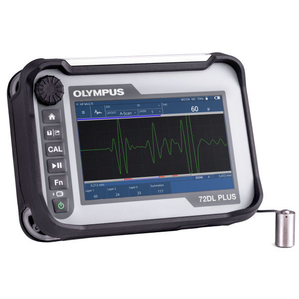 Coating thickness gauge 72DL PLUS Evident Olympus Scientific