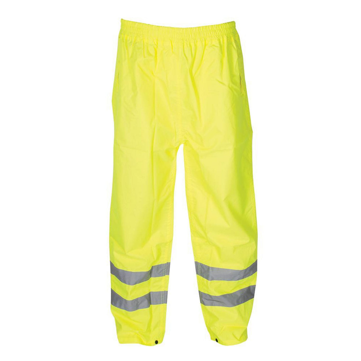 Persönliche Schutzausrüstung HI VIS WATERPROOF RAIN OVER TROUSERS HIGH