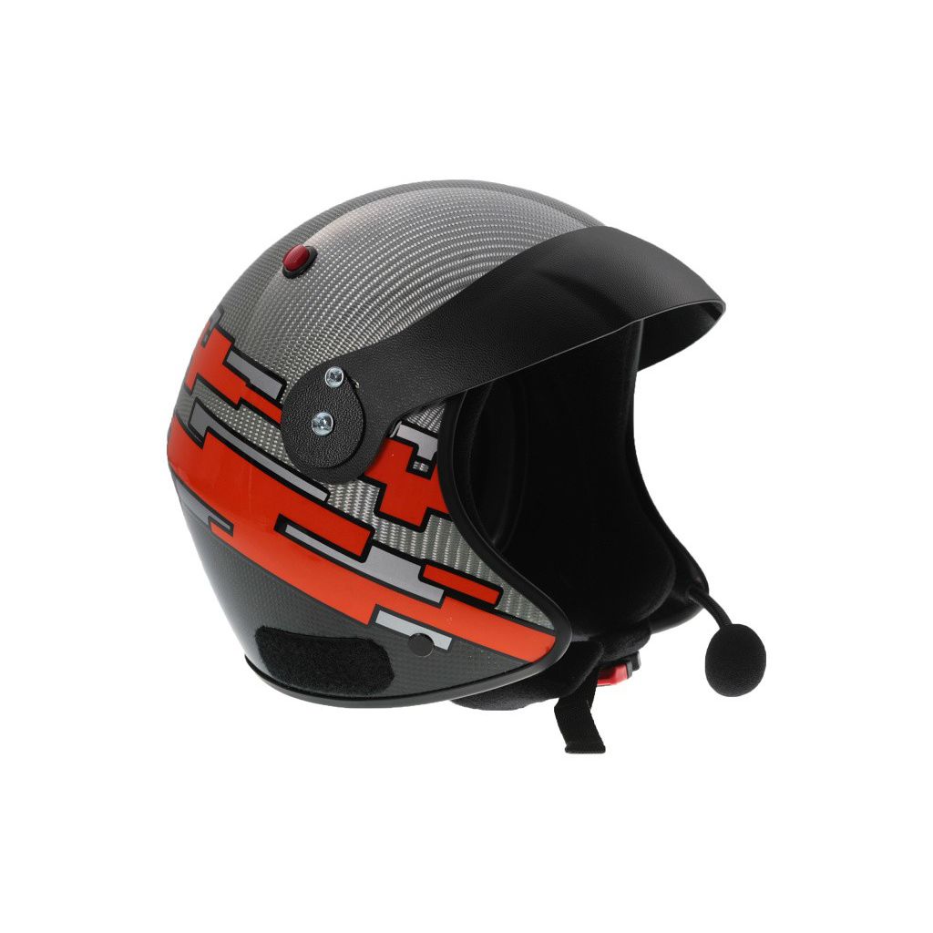 Paragliding Helmet Fc4 Nirvana Systems Half Jet With Visor