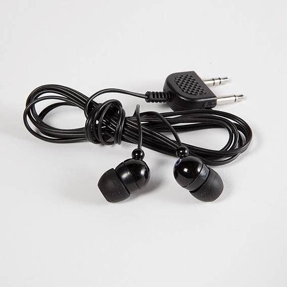 Passenger inflight headset ear bud Direct Air Flow