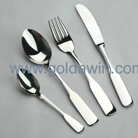Aircraft cabin cutlery GAAT00118 GOLD AWIN plastic / stainless steel / disposable