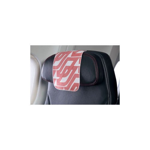 Aircraft cabin headrest cover TELATEX