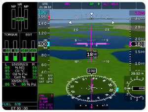 Helicopter FMS - Universal Avionics Systems Corp. - with GPS/NAV/COM