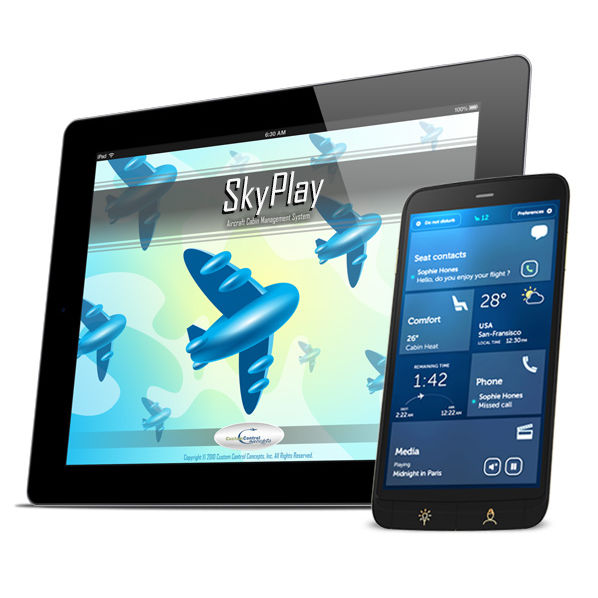 Aircraft cabin management system Custom Control Concepts, LLC. with