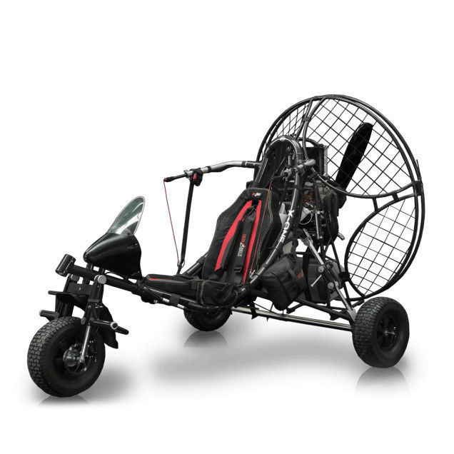 Single-seat paramotor trolley - XONE - Fresh Breeze - with engine