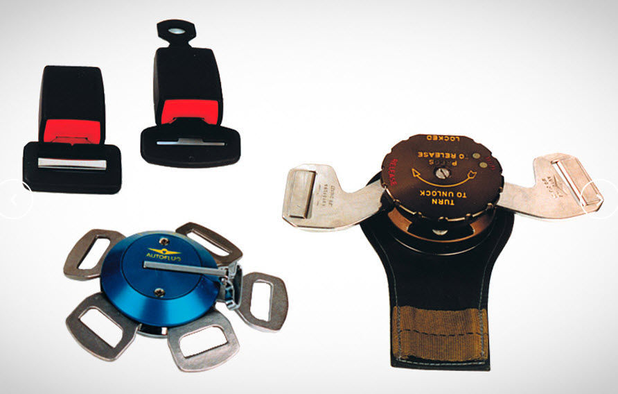 Aircraft seat belt restraint Autoflug GmbH for crews / harness type