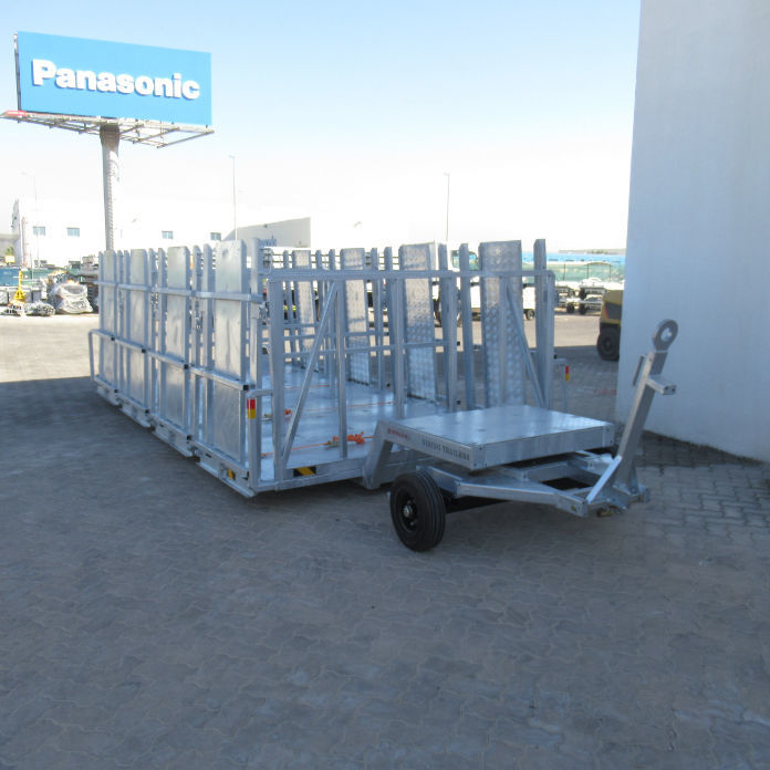 Equipment trailer BC25 VIKING TRAILERS INTERNATIONAL 2axle / for