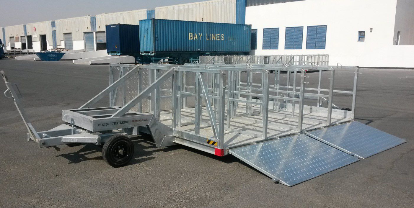 Runway baggage trailer VIKING TRAILERS INTERNATIONAL 4wheel / open