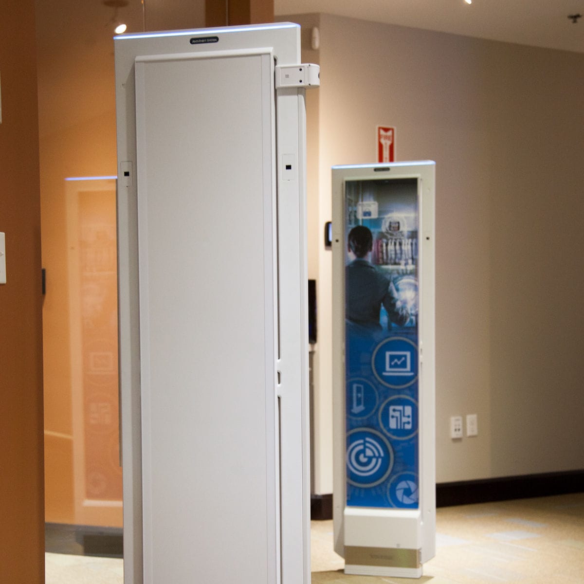 Video surveillance camera Sensormatic for airports