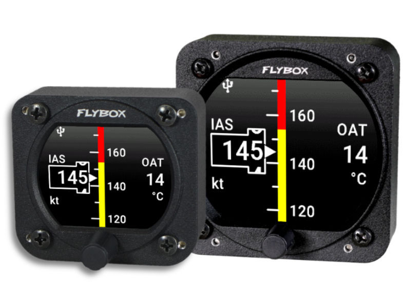 Electronic attitude indicator Omnia ASIOAT series Flybox Avionics