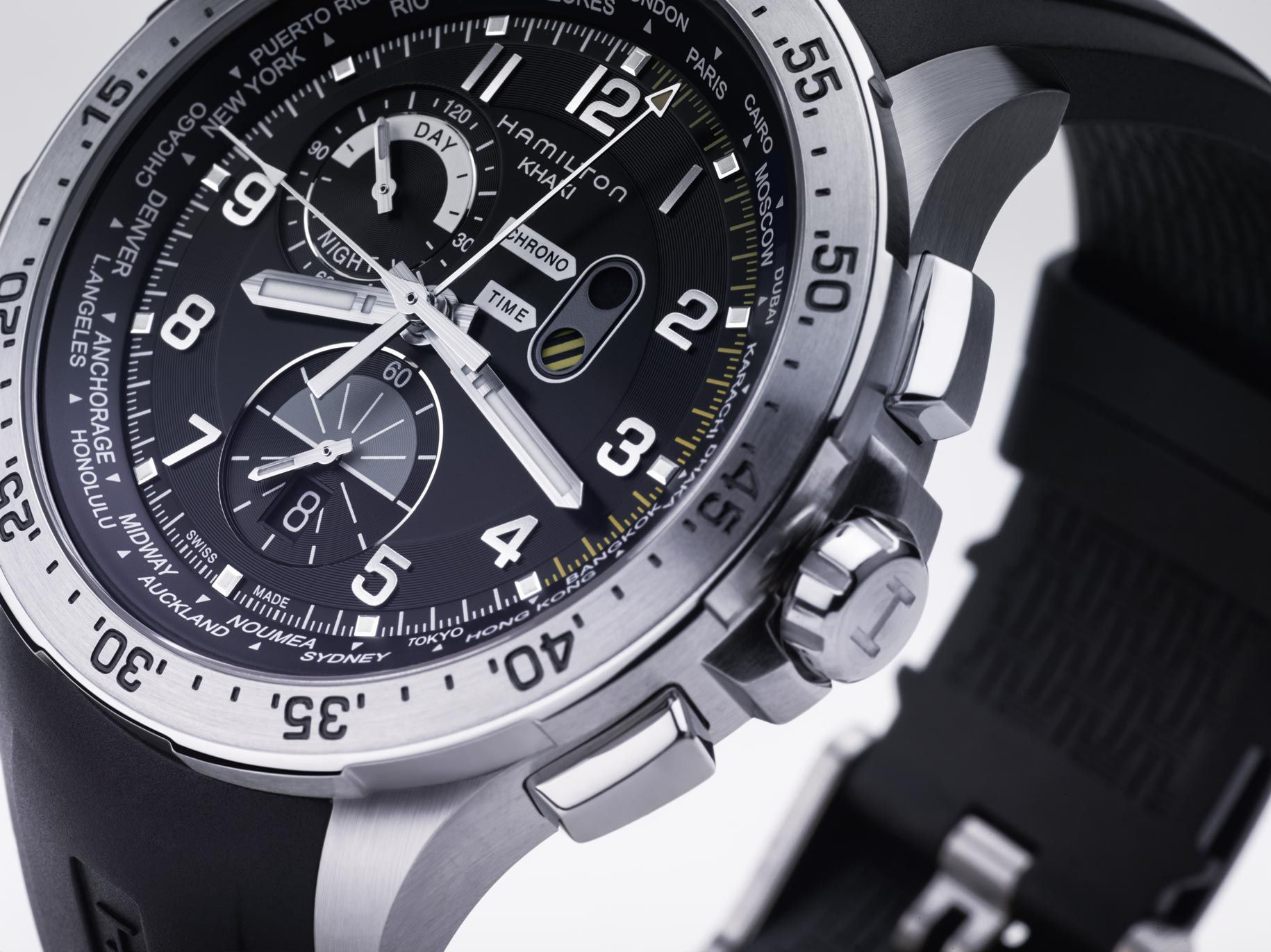 hamilton worldtimer chrono quartz